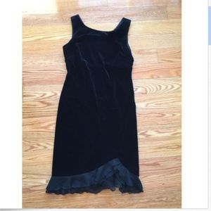 DONNA RICO VELVET LOOK LITTLE BLACK DRESS